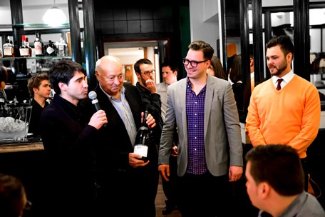 jf bordet et c. monreau de commission chablis avec les sommeliers gagants s chevalier et j graham