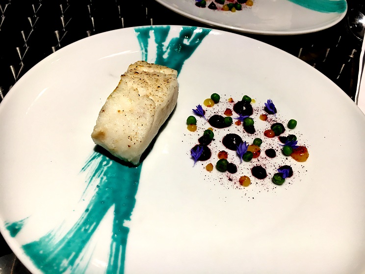 roger diner avec chagal inspiree poisson bleu chagal
