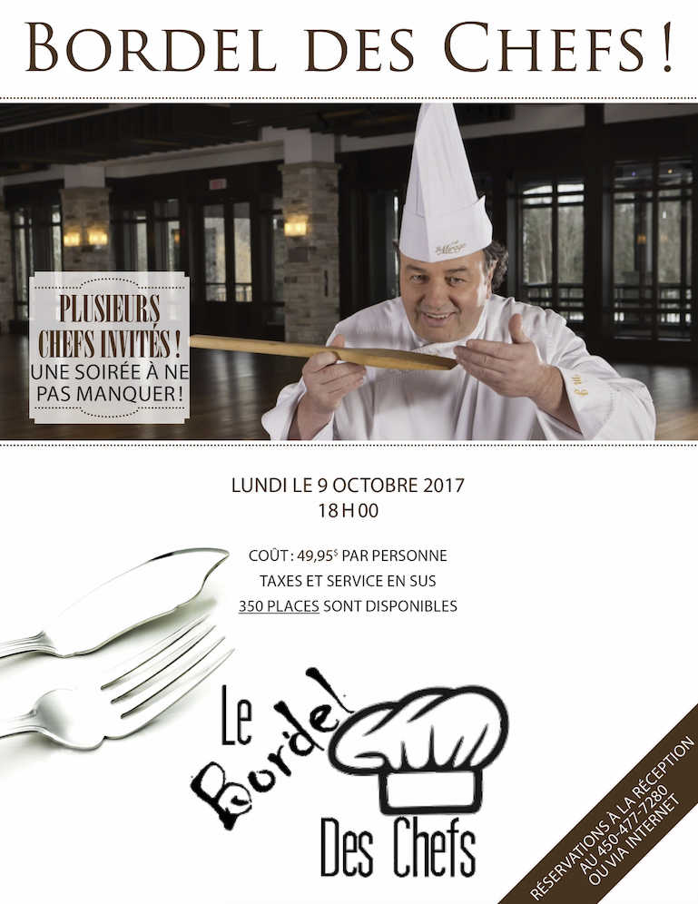 revue bordel des chefs affiche