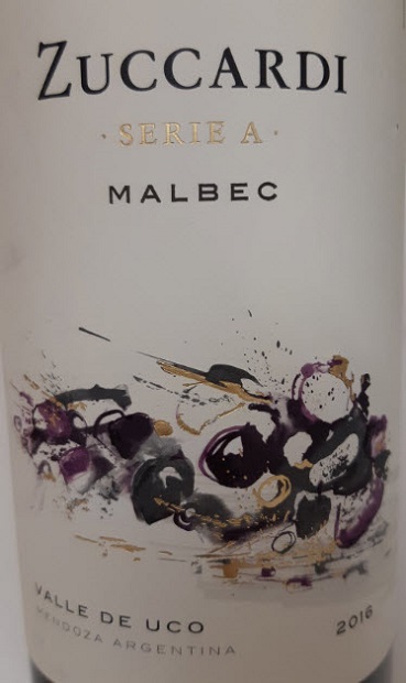 alain zuccardi serie a uco valley malbec 2016