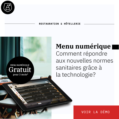 menu numerique carre