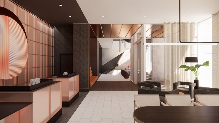 Espace Montmorency Hotel courtyard 3