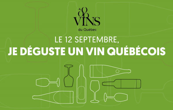 Le 12 septembre, je déguste un vin québécois !