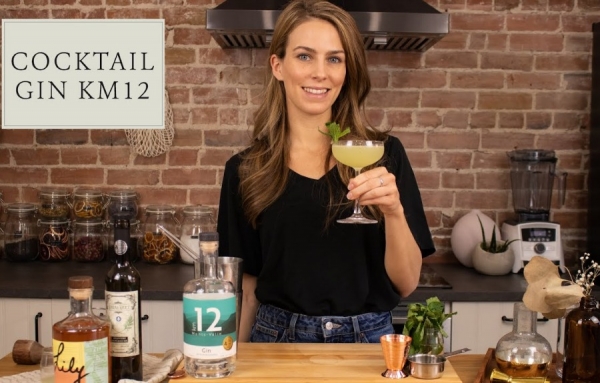 Recette de cocktail facile à base de gin KM12 et concombre | 1 ou 2 Cocktails