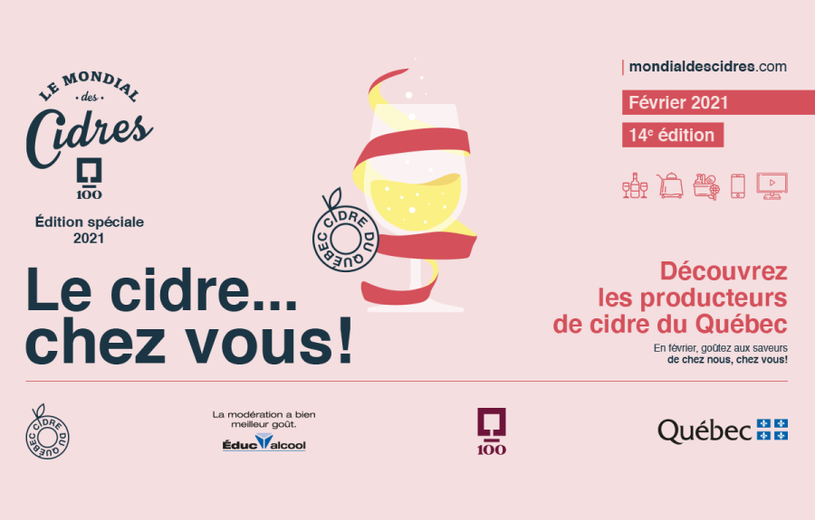 14e édition du Mondial des Cidres SAQ - Célébrez le cidre du Québec… chez vous!