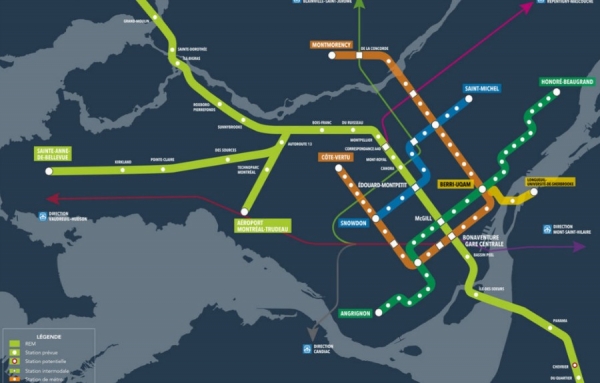 REM - le centre-ville de Montréal sera touché par les travaux