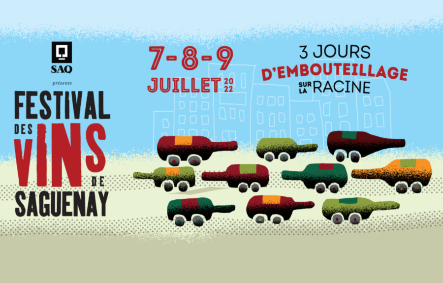 Le Festival des vins de Saguenay revient sur la rue Racine, les 7, 8 et 9 juillet!