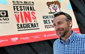Le Festival des vins de Saguenay est collé à Philippe Lapeyrie, son porte-parole, depuis le 1er jour