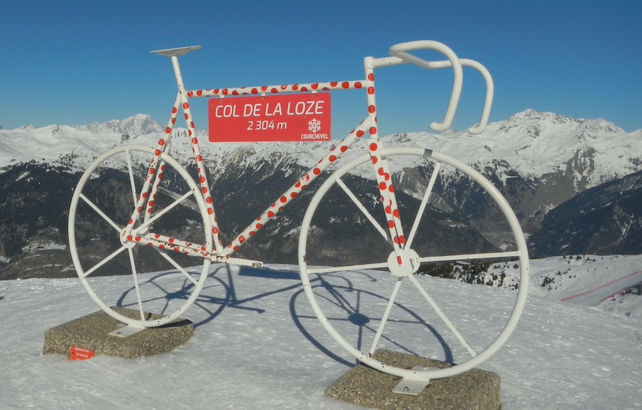 La photo du jour, Col de La Loze, le départ de la piste de l’Éclipse et l’étape du Tour de France cycliste