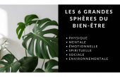 Les 6 grandes sphères du bien-être et ses 11 secteurs