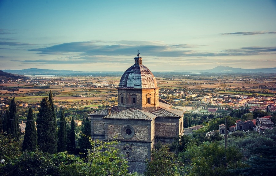 Vue de Cortona