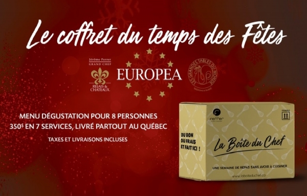 Le coffret repas du temps des F&ecirc;tes du Chef J&eacute;r&ocirc;me Ferrer