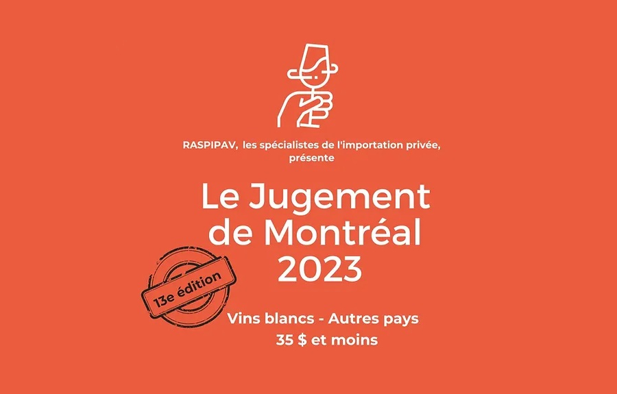 Résultats  du Jugement de Montréal et Salon des vins d&#039;importation privée 2023