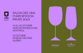 Le Salon des vins d&#039;importation privée 2023 – C&#039;est l&#039;heure d&#039;acheter vos billets!