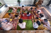 Les touristes du First World Hotel, en Chine, prennent le bain dans la fondue