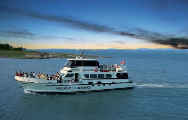 Des croisiéristes impatients d&#039;arrêter à Kamouraska