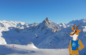 La photo du jour, vue sur Courchevel depuis La Saulire, l’un des passages pour relier Méribel à Courchevel.