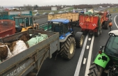 France - manifestation contre la réforme des zones agricoles défavorisées