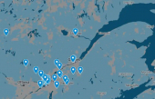 Carte interactive des épiceries à rabais au Québec