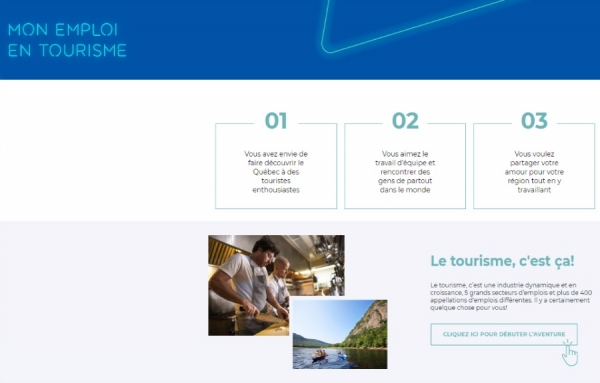 Campagne Alliance/CQRHT: 20 000 emplois en tourisme offerts à travers le Québec