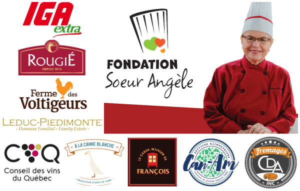 Merci avec gratitude aux g&eacute;n&eacute;reux commanditaires du banquet de la Fondation Soeur Ang&egrave;le