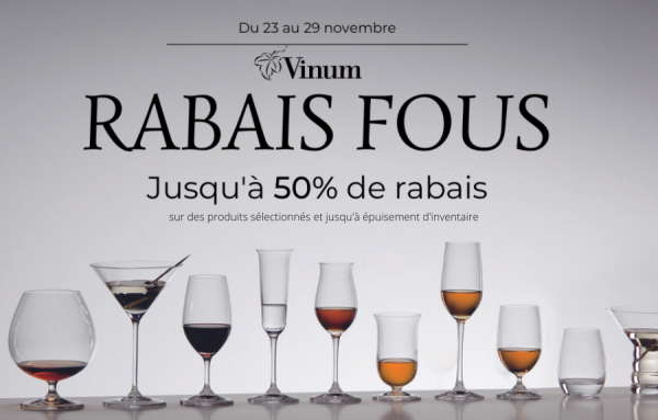 Vinum Design – Jusqu&#039;à 50% de rabais!