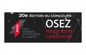 20e édition du concours Prix Femmes d’affaires du Québec - Osez poser votre candidature