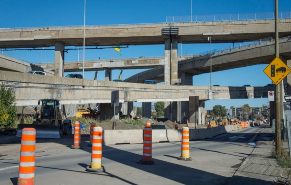 Le bordel en continu sur les routes autour de Montr&eacute;al