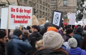 Implantation du 5G : 200 personnes manifestent &agrave; Montr&eacute;al