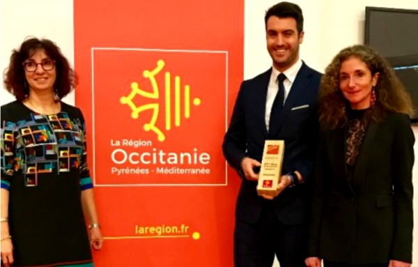 Nicolas Galy, des vins G&eacute;rard Bertrand, remporte la palme de l'Ambassadeur des expatri&eacute;s de la r&eacute;gion Occitanie &agrave; l&rsquo;international