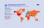 Voyage : la carte actualisée des pays verts, orange, rouges