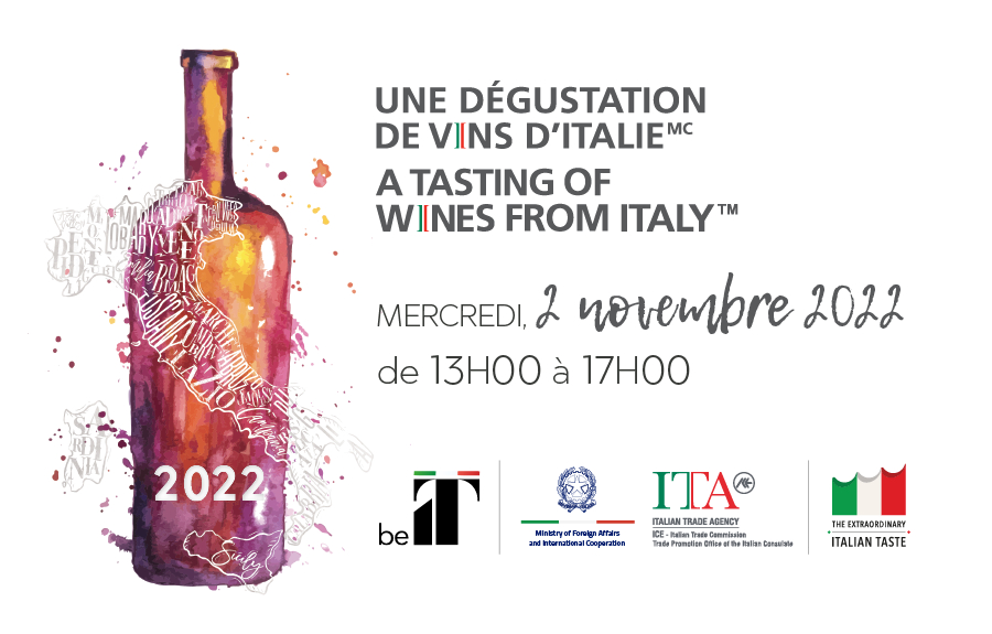 INVITATION : Une dégustation de vins d&#039;Italie, au Marché Bonsecours, le mercredi 2 novembre prochain