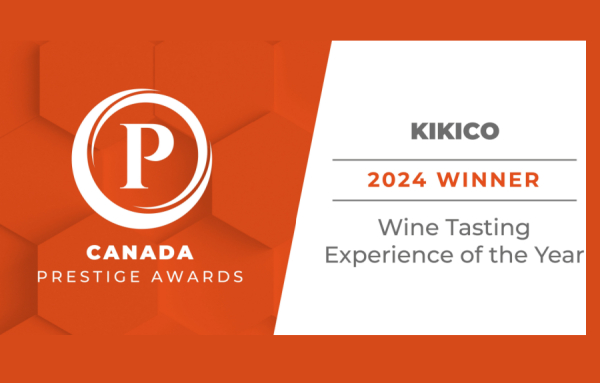 Kikico-Événements lauréate du prix «Expérience Vinicole de l’Année» aux Canada Prestige Awards 2024