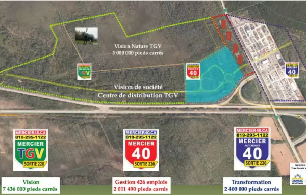Bientôt une halte routière et un parc industriel à la sortie 220 de l&#039;autoroute 40?