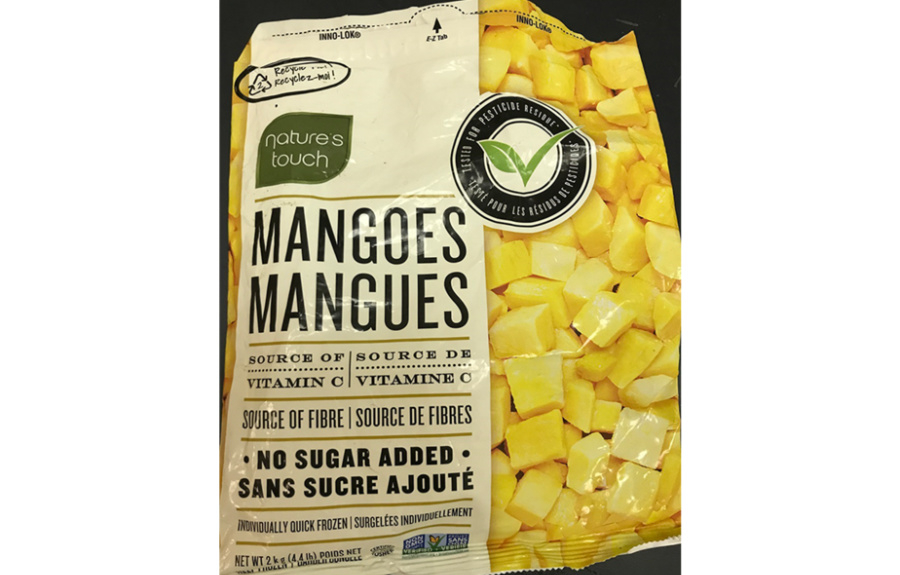 Hépatite A : rappel de diverses marques de mangues congelées