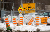 À Montréal, un quart des cônes seraient «inutiles», c’est-à-dire «abandonnés» ou «sans objet»...