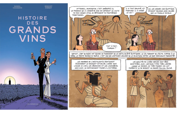L’histoire des grands vins en bande dessinée