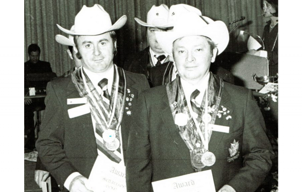 Marcel Kretz, en 1978, lors de sa première compétition de cuisine juive en Terre sainte