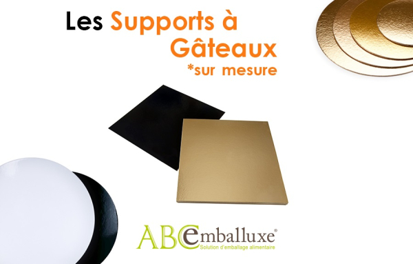 Le produit de la semaine, pr&eacute;sent&eacute; par ABC Emballuxe &ndash; les supports &agrave; g&acirc;teaux