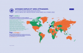 Voyage : la carte actualisée des pays verts, orange, rouges