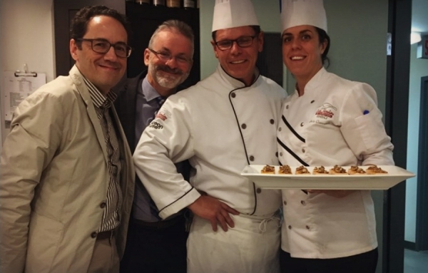 « Bourse François Chartier » - François Chartier de passage à l&#039;École Hôtelière des Laurentides pour annoncer les détails de cette bourse en sommellerie