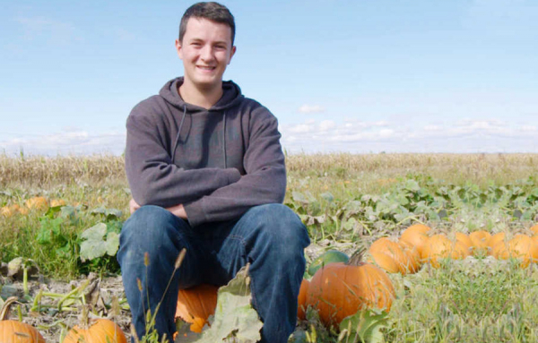 Émile Gariépy, producteur de citrouilles