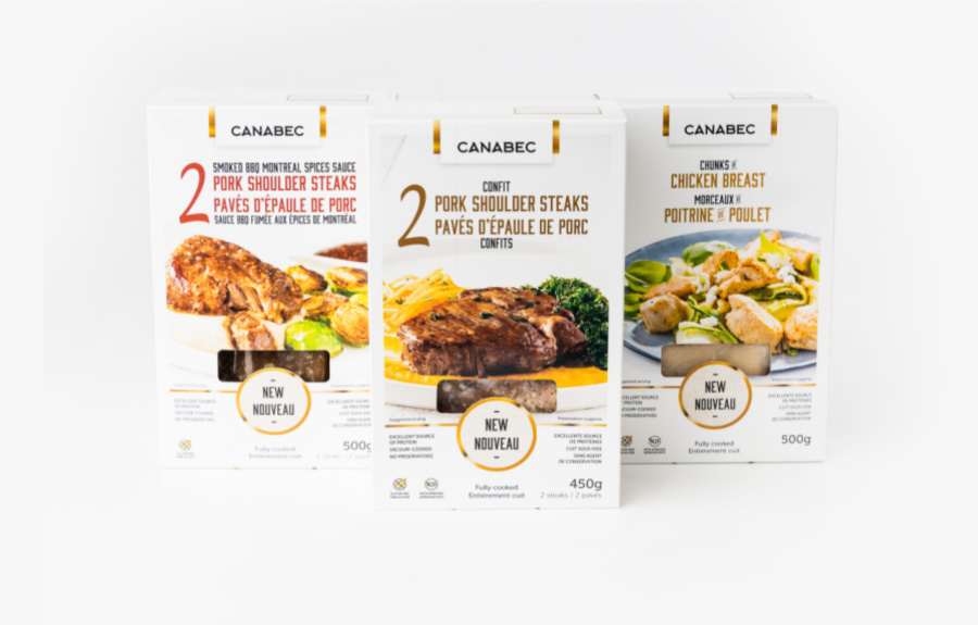 Séance de dégustation des nouveaux produits prêts à cuisiner de Canabec