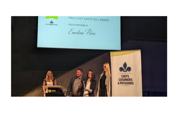 La Société des Chefs, Cuisiniers et Pâtissiers du Québec (SCCPQ) honore les récipiendaires des prix nationaux